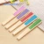 Import Japan import art crafts summer rainbow color paper promotional bamboo folding hand fan from China