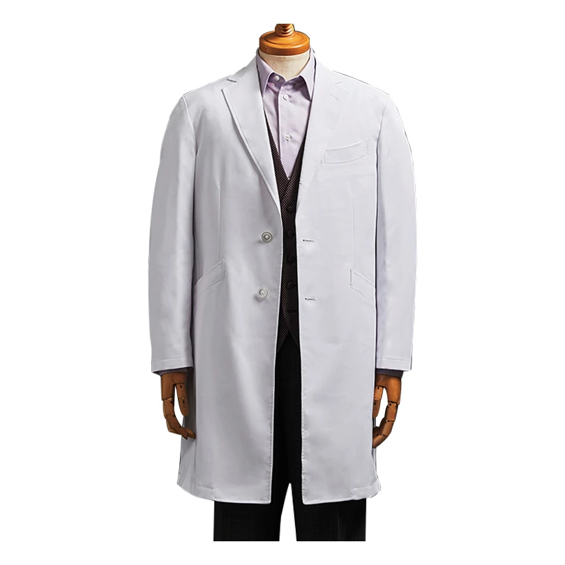 Japanese Antistatic Reasonable Price Designs White Long Lab Coat