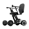 JBH Foldable Lightweight Electric Wheelchair for The Elderly Black Rehabilitation Therapy Supplies 500 Mm 20KM