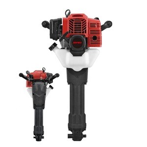 JH-95 gasoline jack hammer portable powerful hand hold drill 52cc two-stroke