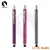 Import Jiangxin Various types of colorful top level mini size keychain 3in 1 stylus pen with roller pen from China
