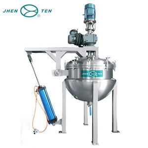JTRZG-400 Food processing machinery jacketed kettle , stainless steel drink condensate tank