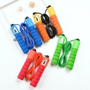 Jump Ropes with Counter Sports Fitness Adjustable Fast Speed Counting Jump Skip Rope