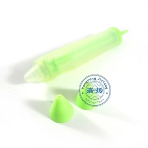 (JYBK-A033)Hot Sale Silicone Plate Paint Pen Cake Cookie Pastry Cream Chocolate Decorating Syringe pen