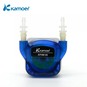 Kamoer KPHM100 low flow brushless/brushed dc motor stepper motor small peristaltic pump liquid dosing pump 12V/24V 100ml/min