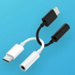 Keli Type-C to 3.5mm Earphone Cable Adapter Type C Usb-c Male to 3.5 Audio Female Jack