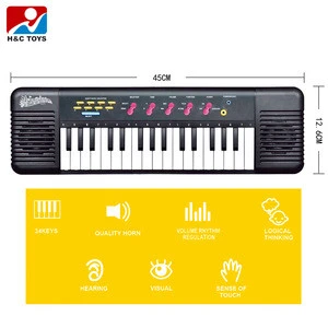 Kids 32 keys multifunction electronic piano toy keyboard with microphone HC493839