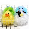 Kids bath shower loofah soft body cleaning animal bath mesh sponge customized comfortable loofah bath puff