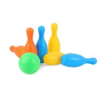 Kids Bowling Balls Play Set Environmental Plastic Colorful Bowling Pins Indoor Game Toys