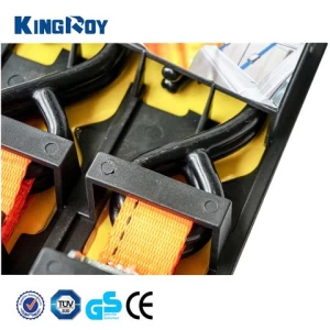 Kingroy 25mm 1inch cam buckle tie down strap with S hook set