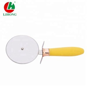Kitchen Restaurant Tool Stainless Steel Pizza Cutter Wheel with ABS Soft Grip Handle