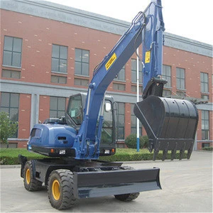 Korean hydraulic system 9t wheel excavator