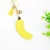 Import Korean velvet diamond-studded banana key chain fashion tassel key bag pendant from China