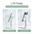 Import KUULAA Cheap Multi Angle Mobile Phone Tablet Stand Reading Desktop Tablet Mobile Cell Phone Stand from China
