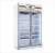 Import Large capacity 2 doors daily use vertical display refrigerator commercial Beverage Refrigerator and Cooler from China