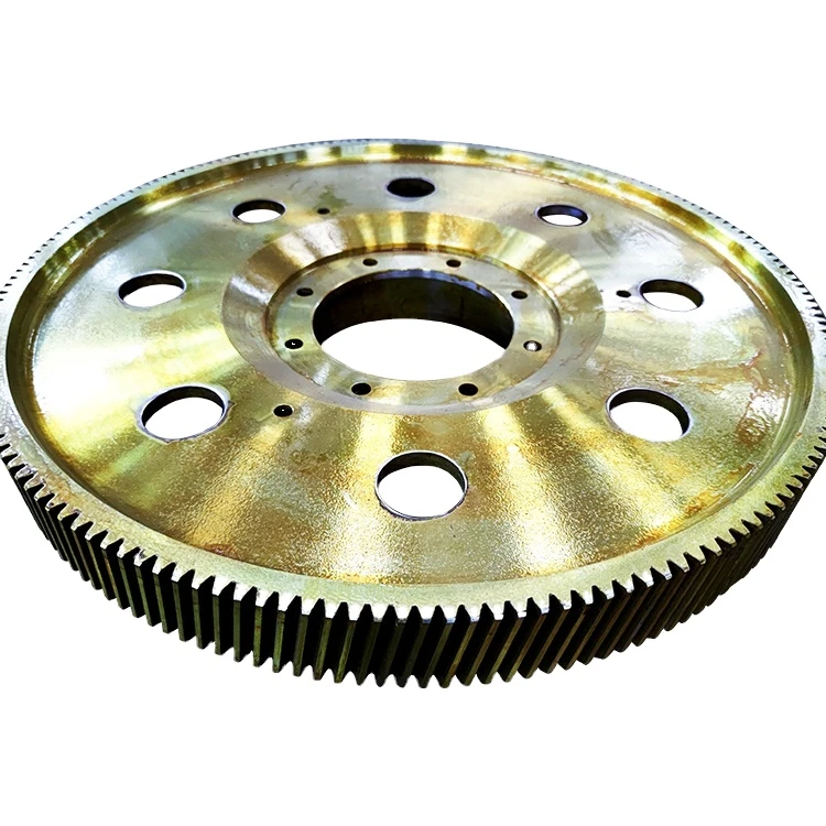 Large Gear Ring Wheel Helical Gears Casting Iron Steel Gear For Rotary Kiln