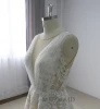 latest designs v back court train maternity wedding gown dress bridal