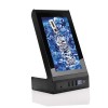 LCD digital display advertising power bank 3 USB outputs phone charger for restaurant, coffee house and bars