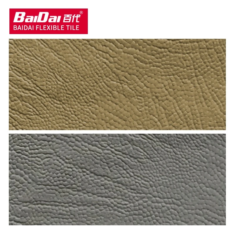 leather stone New Building Material with Environmental Protection and Durability flexible tiles stone veneer panels
