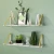 Import Leather Strap Hanging Wood Wall Shelf Floating Wooden Wall Shelves Wall Mount Wooden Shelf from China