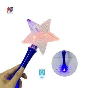 LED Light Up Toys Magic Wand Star Stick Glow in The Dark Party Supplies