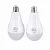 Import Led Plastic 20W E27 B22 Two Battery Powered Light Rechargeable Led Emergency Bulb Energy Saving Indoor Lighting Bulb from China