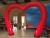 Import LED Red Wedding Decorative Inflatable Heart Arch from China