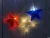Import LED Star Shaped Fairy Lighting Red White and Blue String Lights Battery Operated Indoor String Lights USA 4th for July from China
