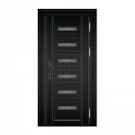 Library outdoor bulletproof security doors with smart lock fingerprint entrance door outside shellproof security door