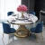 Import Light luxury post-modernity marble dining room furniture sets from China