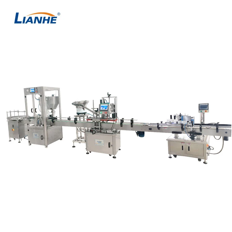 Liquid Soap Filler Production Line Machinery Plant Automatic Detergent Liquid Filling Machine