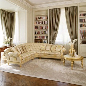 Living room sofas, classic style sofa, corner sofa  classic  fabric
