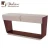 Import Living Room Wood Storage Console Table American Loft Style Covered With Leather from China