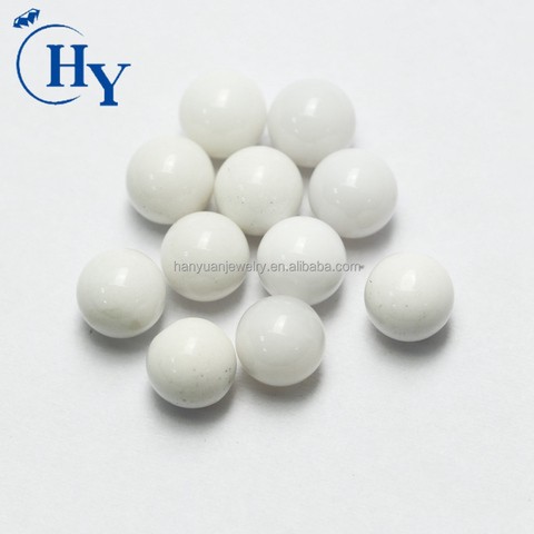 Loose beads natural white agate gemstone for jewelry
