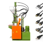 Low price 45g plug HDMI USB cable vertical plastic injection molding machine
