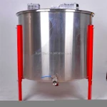 LUJIE Filtration New 20 24 40 Frames Reversible Self Turning Press Motor Honey Bee Extractor Machine