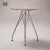 Luxury commercial iron material metal table wire high bar table with MDF of cheap price