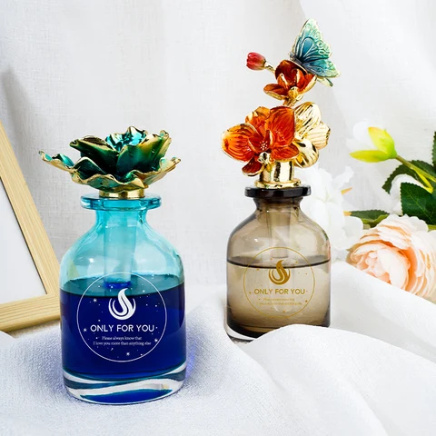 Buy Luxury Customize Flameless Perfume Oil Fragrance Fiber Rattan Stick ...