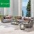 Luxury Design Teak Garden Set Sofa Customized Corner Sofa Set for Outdoor Furniture