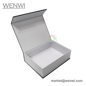 Luxury Flip Top Cardboard Paper Magnetic Closure Gift Box with Lid