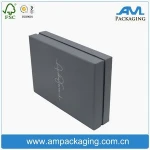 Luxury high level silver jewelry cuff packaging bxes with foam