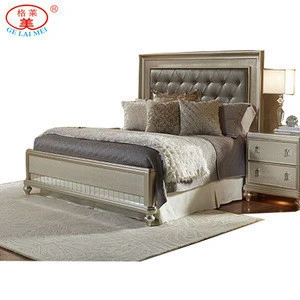 Luxury vietnam ash bed set bedroom solid wood furniture