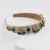 Import Luxury women crystal jewelled hairbands flower rhinestone pearl baroque headband from China