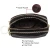 Import Luxury Women Triple Zip Coin Purse Genuine Leather Card Holder Wallet Mini Coin Pouch Men from China