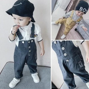 lx10252a 2017 new arrival baby overalls autumn boys pants trousers wholesale childrens boutique clothing