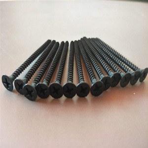 m4 screw high tensile C1022 material black grey phosphated black drywall screws