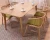 Import made in China cheap wooden dining table and chairs children wooden funiture kids furniture Canton Fair dining table and chairs from China