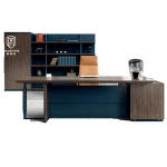 MADEFINE Floren FZ01 New Antique office desk executive with chair fashionable computer desk