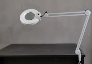 Magnifying Desk Lamp for Manicure Dental Table Top LED Magnifying Lamp