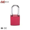 Manufacture Rugged Aluminum Lock Body Red Colour 25 Mm Short Shackle Safety Padlock